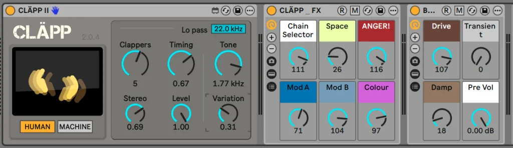 CL&Atilde;PP II: Beardyman’s Max for Live Device Offers Deep Clap Synthesis and Creative Control
