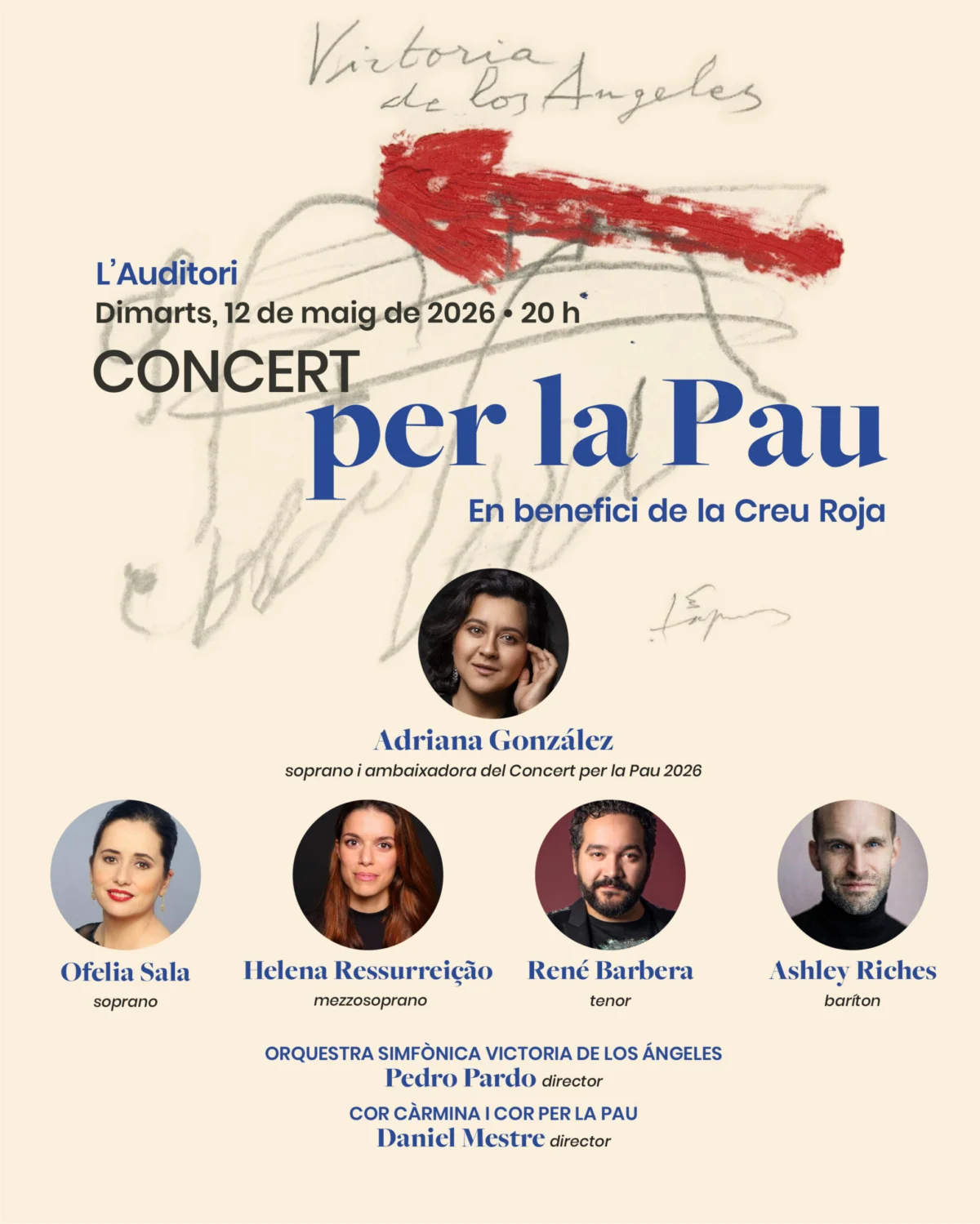 Concierto por la Paz Returns to Barcelona with Soprano Adriana González Leading the Charge for Humanitarian Aid