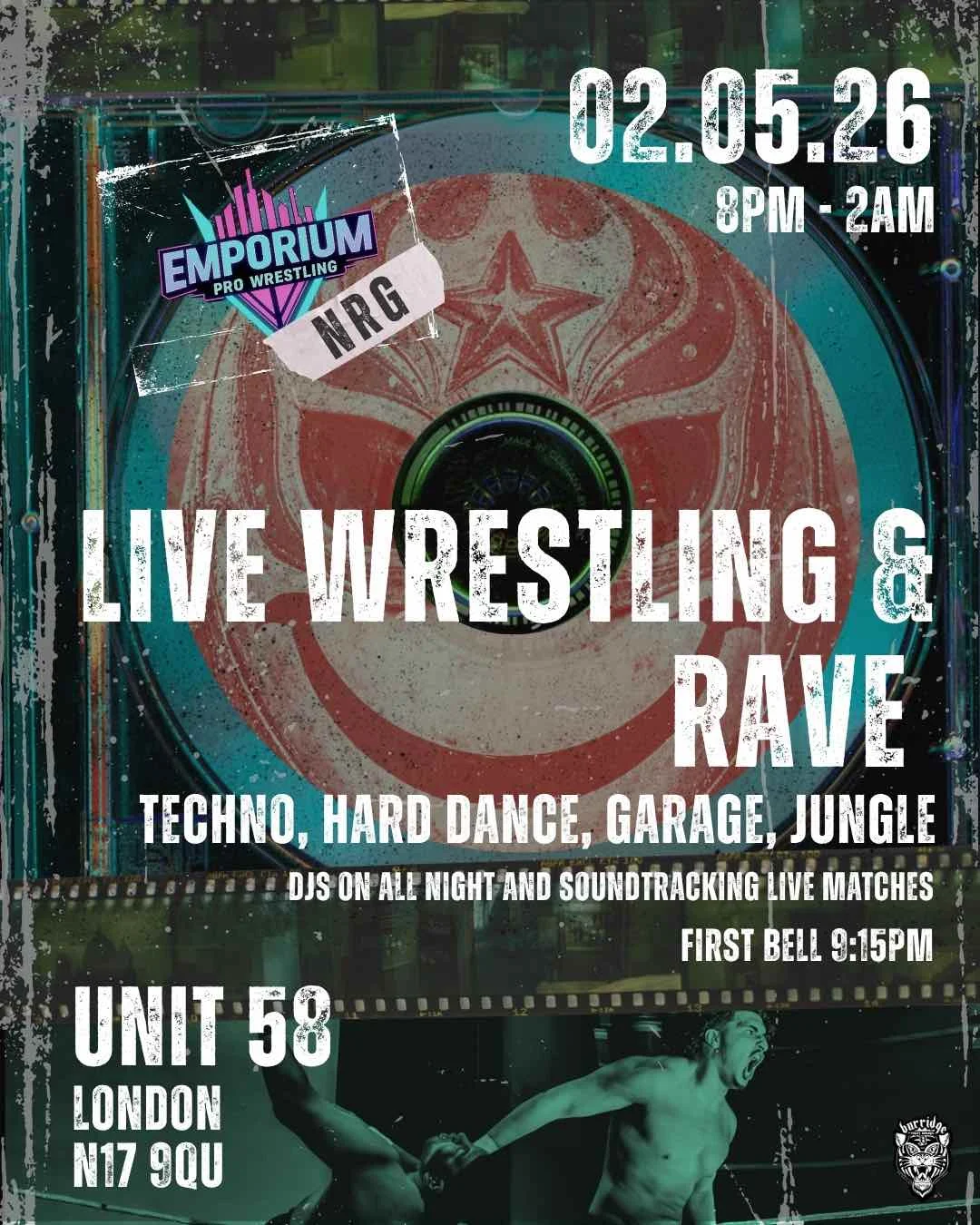 EMPORIUM NRG: Live Wrestling in a Rave Format Launches in North London
