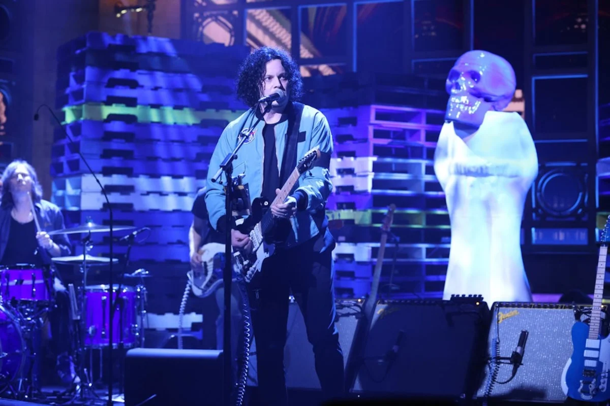 Jack White Unleashes Two New Tracks and Joins Jack Black for Iconic Cameo on Electrifying Saturday Night Live Return.