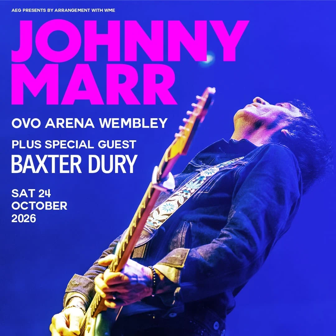 Johnny Marr Announces Largest Solo Headline Show at OVO Wembley Arena