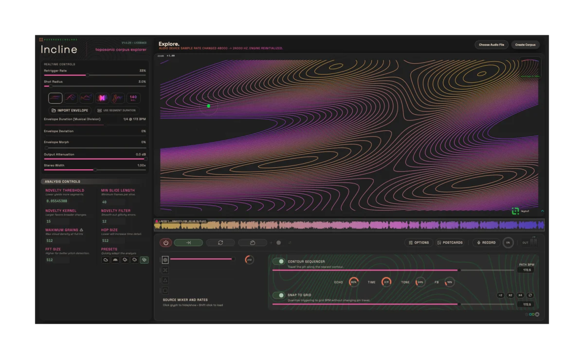 NeverEngine Labs Unleashes "Easter Egg" Update for Incline, Enhancing Sonic Exploration with Echo, High-Fidelity Output, and Refined Zoom