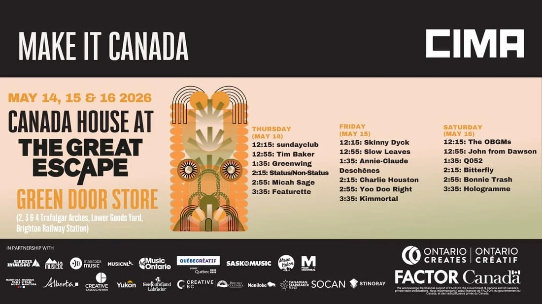 Canada House Ignites The Great Escape with a Panoramic Showcase of Canadian Musical Prowess