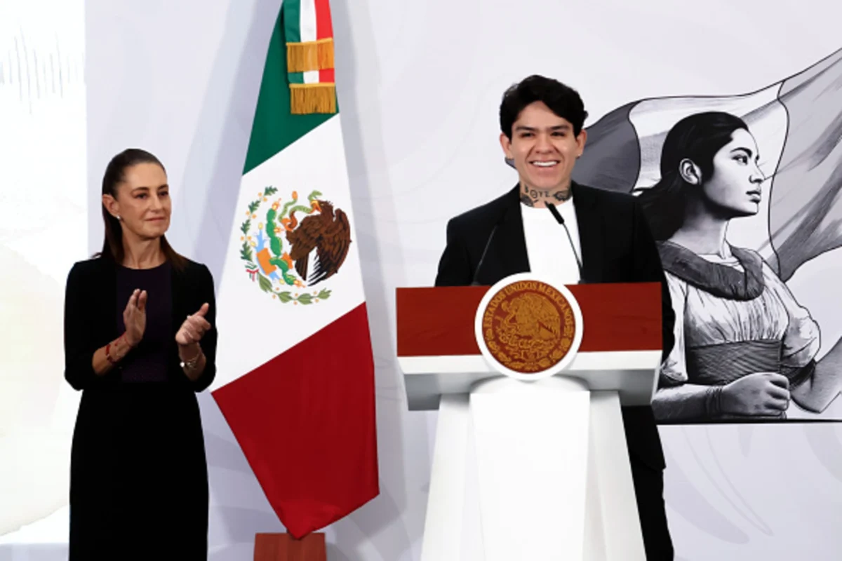 Junior H Joins President Claudia Sheinbaum to Promote Lyric Consciousness and the México Canta Initiative at National Palace