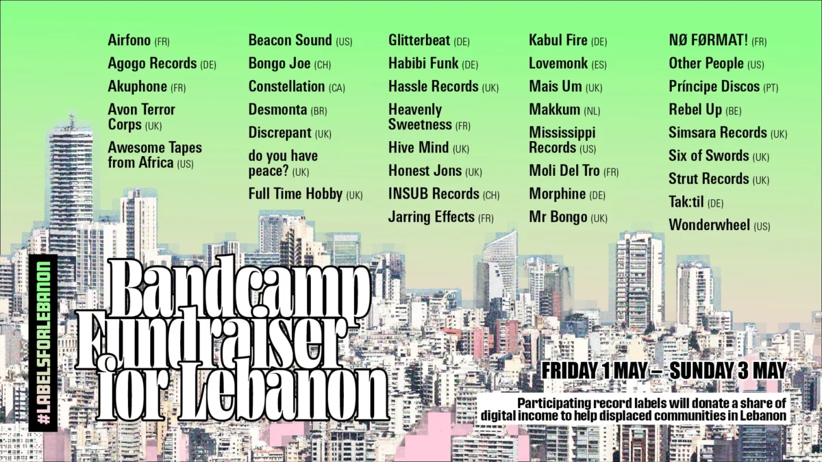 Lebanese Music Community Unites on Bandcamp Friday to Support 1.5 Million Displaced Persons
