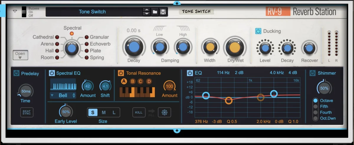 Reason 14 RV-9 guide: it’s a reverb, a granular and spectral effect, more