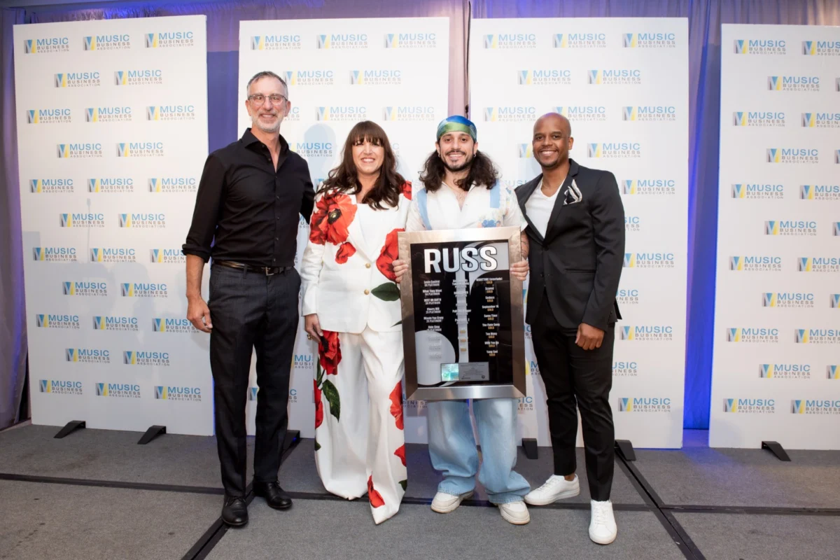 Russ Honored with NMPA Gold & Platinum Recognition for Extensive Songwriting Achievements at Music Biz Conference
