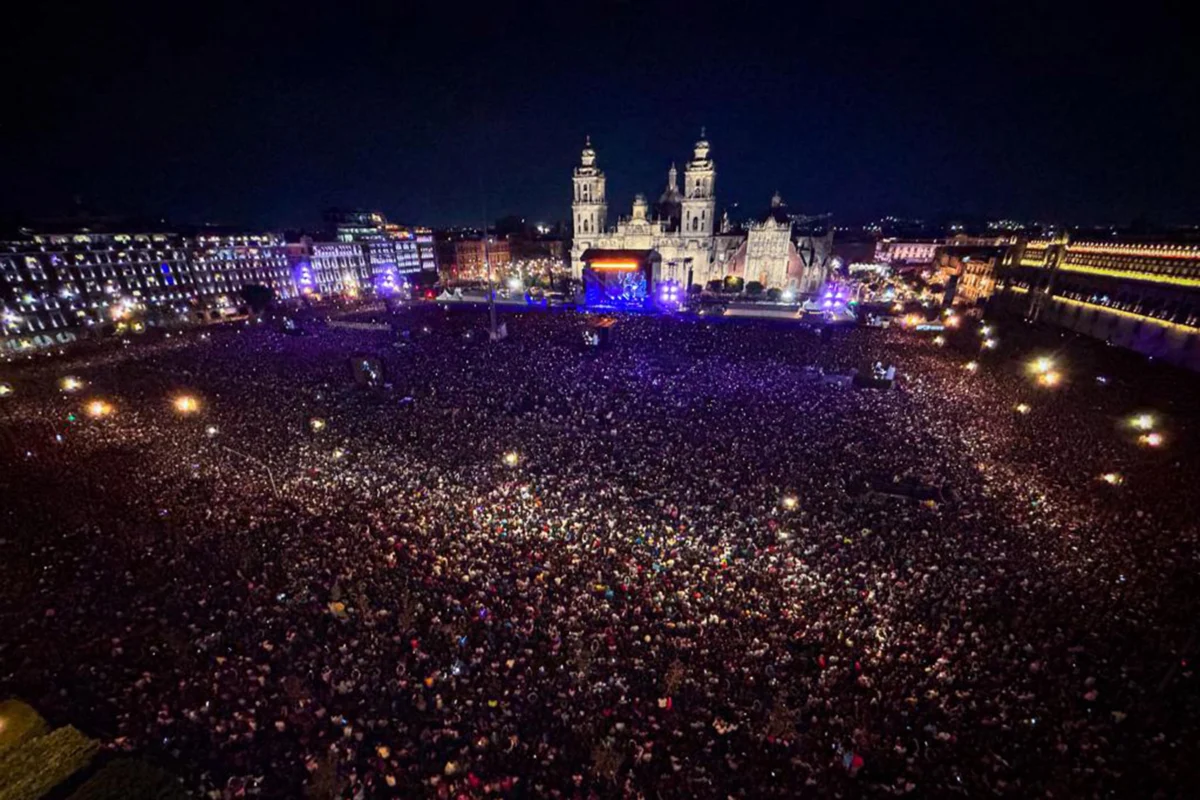 The Evolution of Mexico City’s Zócalo as a Global Music Stage From Historic Performances to Record-Breaking Crowds