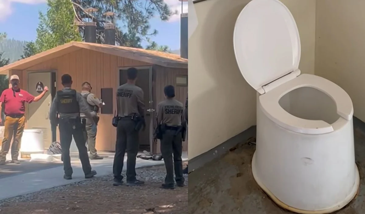 Man Rescued After Falling into Vault Toilet at Camp Edison in California’s Sierra Nevada Mountains