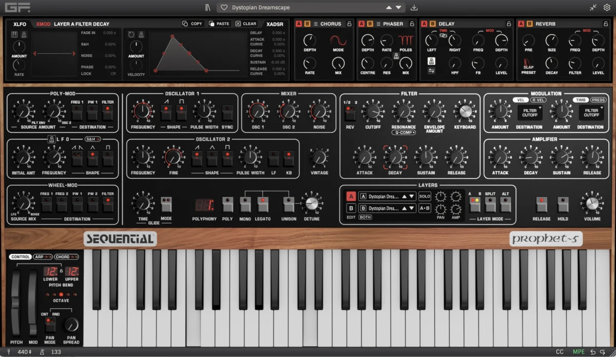 The Official Sequential Prophet-5 by GForce Software Arrives, Blending Vintage Authenticity with Modern Innovation
