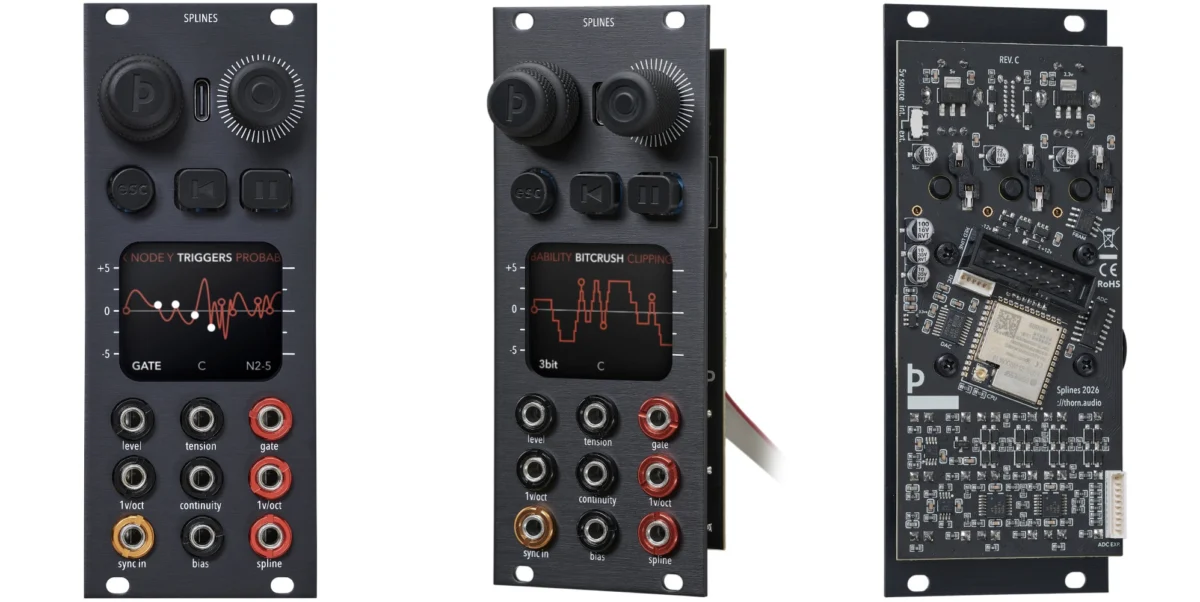 Thorn Audio Unveils "Splines": A Multifaceted Eurorack Module Redefining Sonic Sculpting with Polynomial Precision