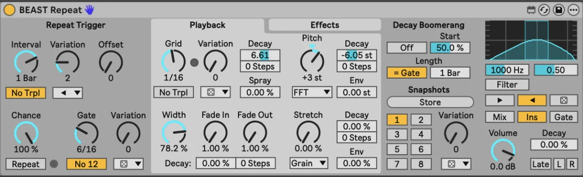 BEAST Repeat Unleashes a Torrent of Creative Mayhem on Ableton Live Users