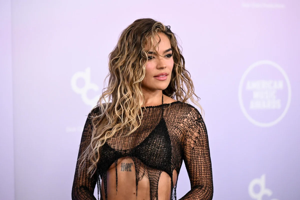 Karol G Joins Rosalía for Emotional Confessional During Lux Tour Stop at Kia Forum.