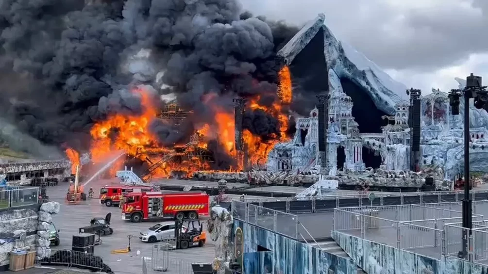 Tomorrowland 2025 Mainstage fire reportedly caused by ethanol spill during testing