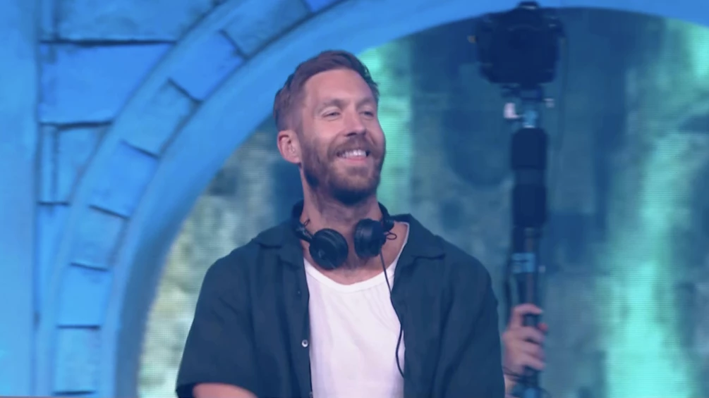 Watch Calvin Harris perform his first-ever Tomorrowland DJ set.