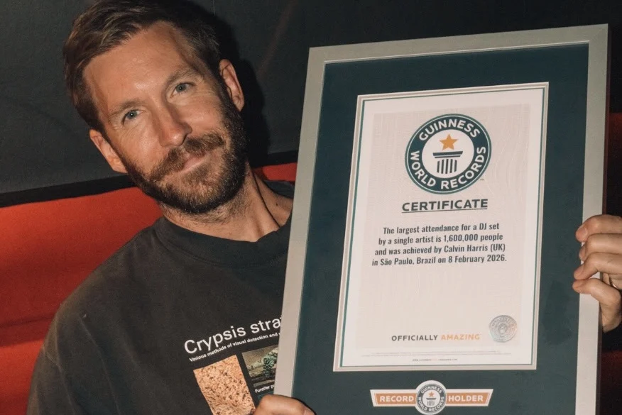 Calvin Harris smashes Guinness World Record with historic 1.6 million crowd in Sao Paulo
