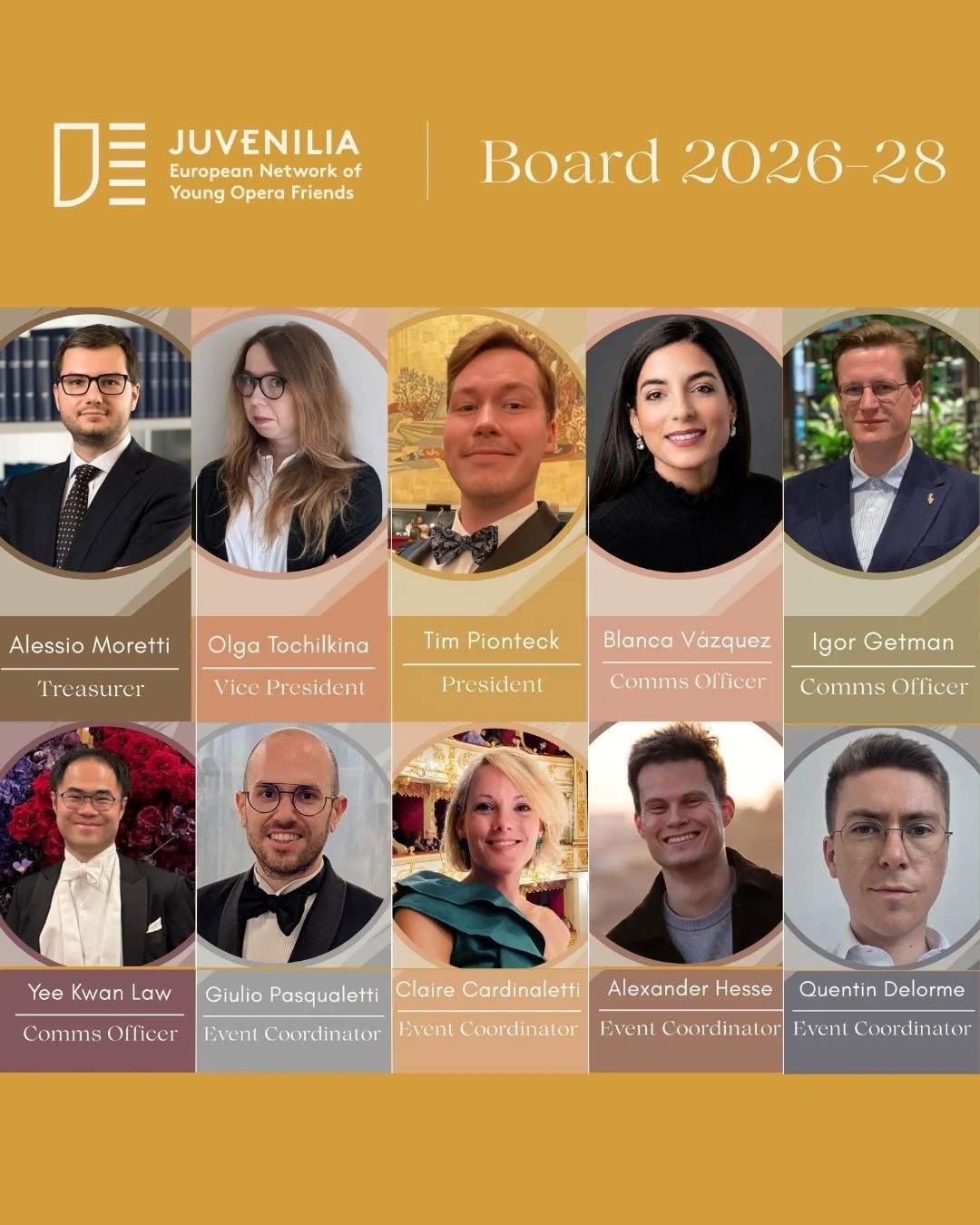 Juvenilia Elects New Leadership for 2026-2028 Term to Bolster European Opera Engagement