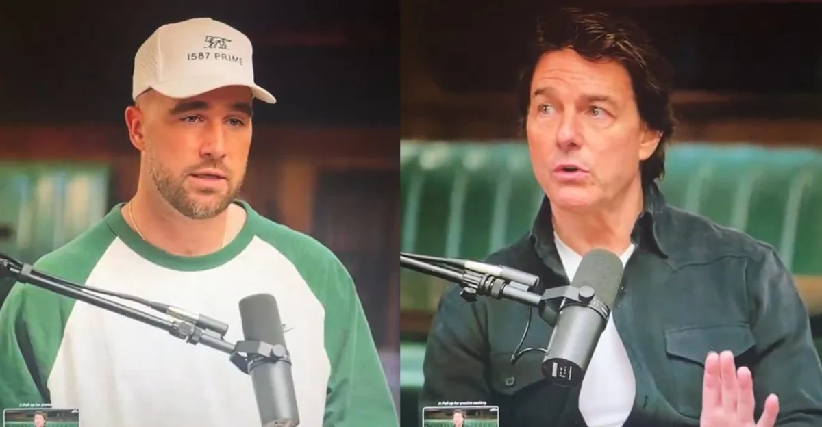 Travis Kelce and Tom Cruise New Heights Podcast Appearance Sparks Viral Debate Over Celebrity Intellect and Media Literacy