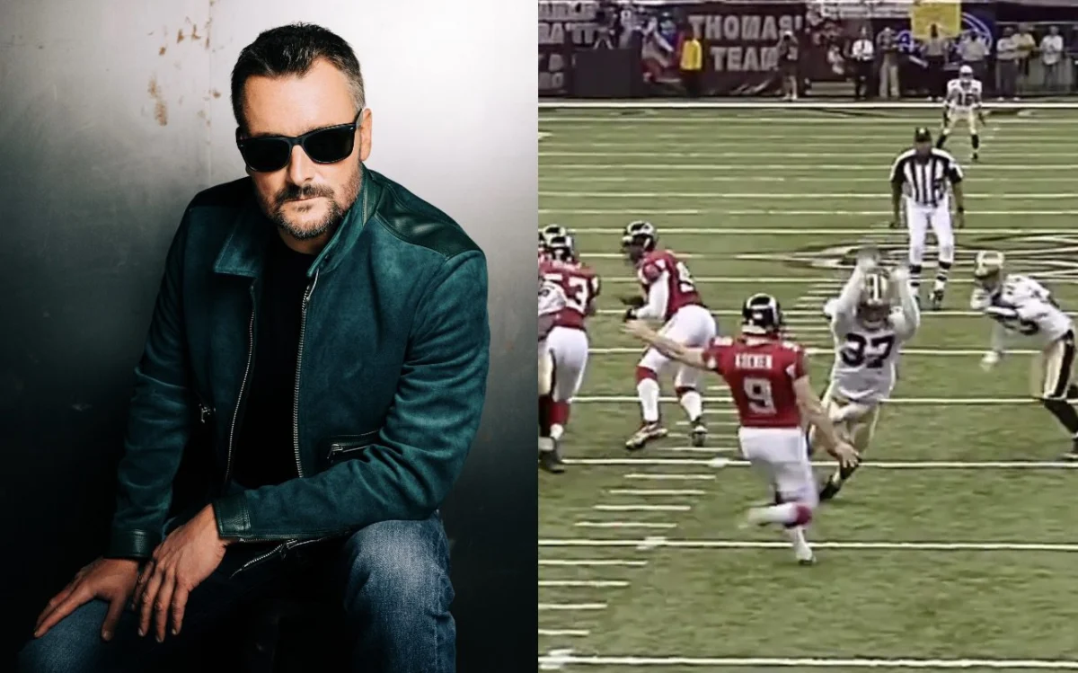 Eric Church Joins Star-Studded Halftime Lineup for New Orleans Saints Milestone Match Against Atlanta Falcons