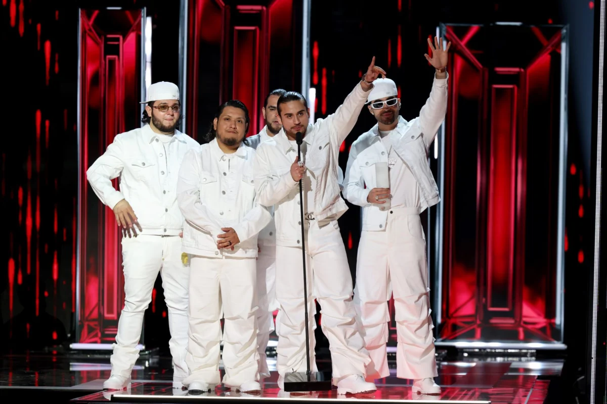 Fuerza Regida Receives the Billboard Vanguard Award at the 2026 Billboard Latin Music Awards in Miami