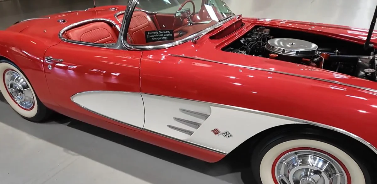 George Strait’s Personal 1958 Chevrolet Corvette Headed to GAA Classic Cars Auction Block in Greensboro