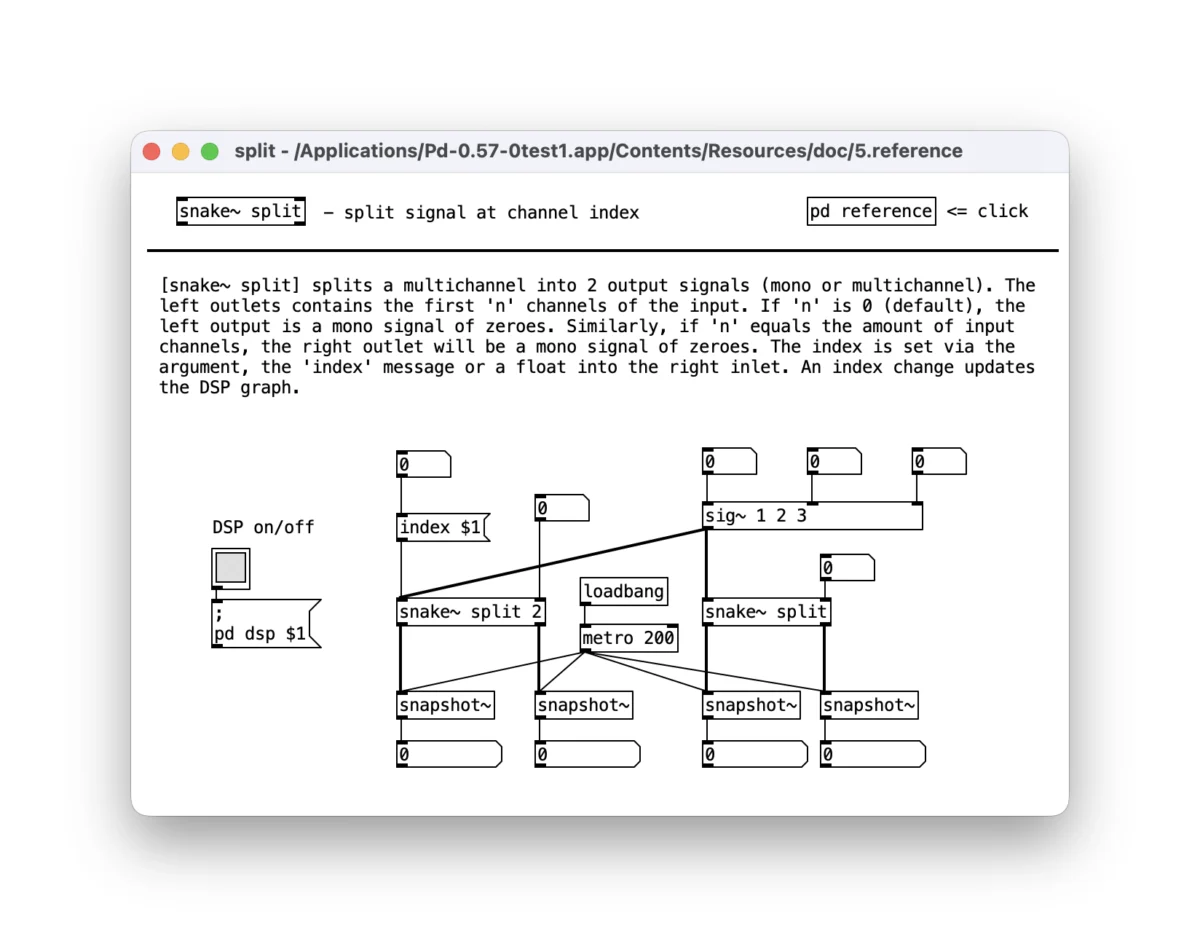 Pure Data 0.57 Arrives With Multichannel Snake Objects and Long-Awaited JSON Bracket Support