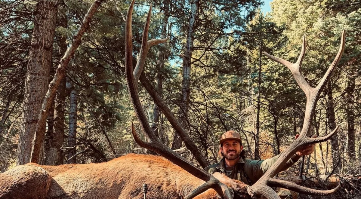 Riley Green Trades Duck Blind for Utah Mountains to Score a Trophy Bull Elk with a Bow