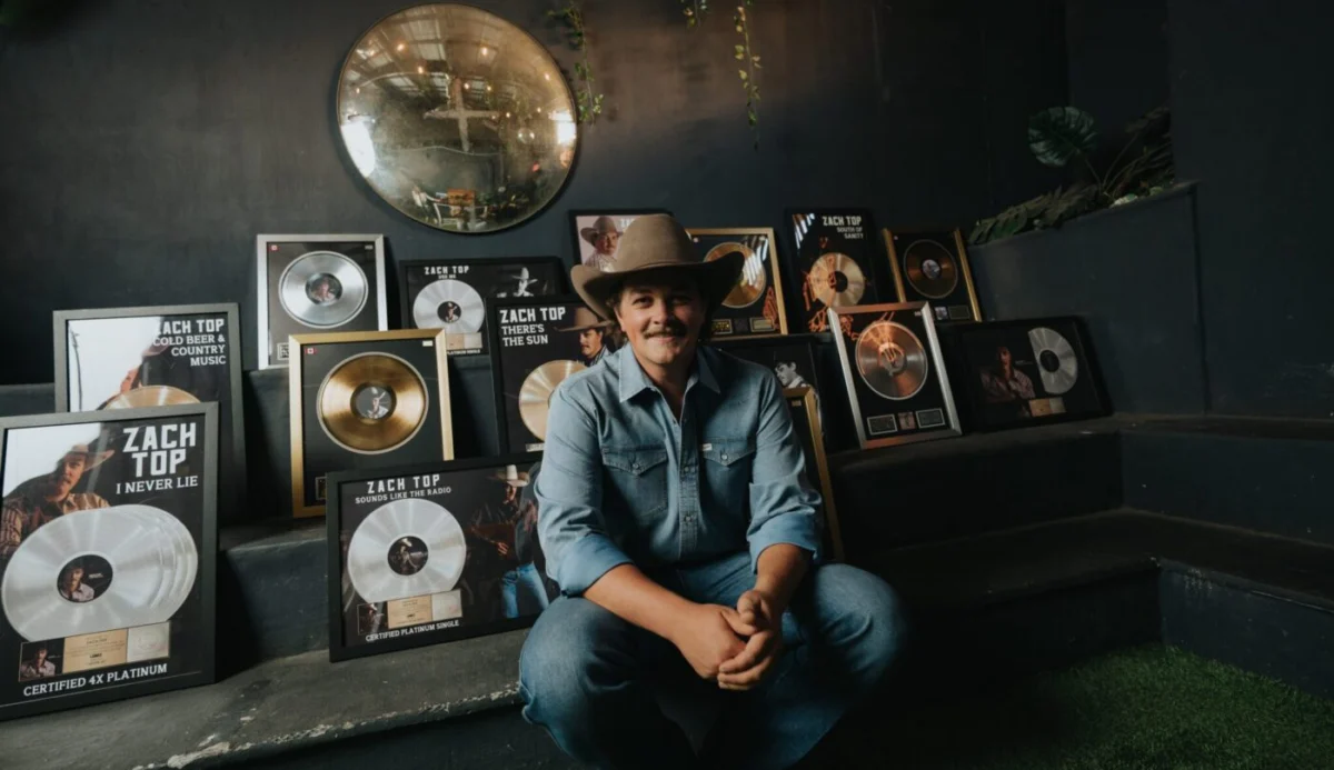 Zach Top Cleans Up with Nine RIAA Certifications Following Historic Awards Sweep and Massive Tour Success